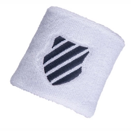 Schweißband K Swiss Shield White Brunner Blue (2er-Set)