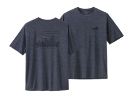 T-Shirt Patagonia Homme Cap Cool Daily Graphic Shirt 73 Skyline Smolder Blue X-Dye 2023
