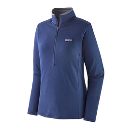 Pullover Patagonia R1 Daily Zip Neck Women Light Classic Navy X Dye