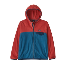 Zip Sweatshirt Patagonia Kids Micro D Snap T Jacket Wavy Blue Sumac Red