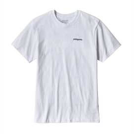 T-shirt Patagonia Men's P-6 Logo Responsibili-Tee White-L