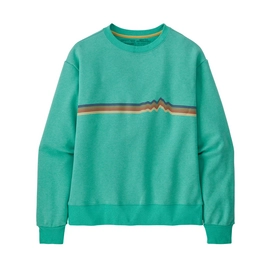 Pull Patagonia Femme Ridge Rise Stripe Uprisal Crew Sweatshirt Fresh Teal
