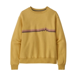 Jumper Patagonia Women Ridge Rise Stripe Uprisal Crew Surfboard Yellow