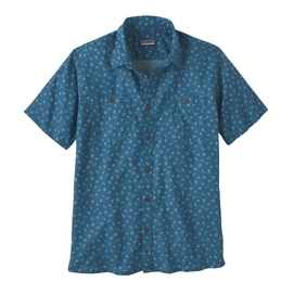 Chemise Patagonia Homme Back Step Shirt Hexes Wavy Blue