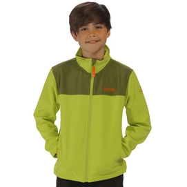 Fleece Jacket Regatta Kids Vargo II Lime Zest Calla