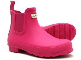 Enkellaars Hunter Original Chelsea Bright Cerise