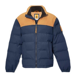 Jas Timberland Men Welch Mountain Puffer Jacket Wheat Boot Dark Sapphire