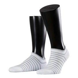 Socken Falke Nautical Stripe Weiß/Grau Herren