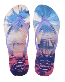 Slipper Havaianas Slim Paisage White/Purple