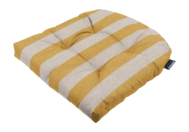 Coussin pour Chaise en Osier Madison Amora Mustard (46 x 46 cm)