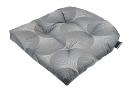 Coussin pour Chaise en Osier Madison Napels Rondo Grey (46 x 46 cm)