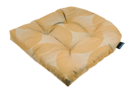 Coussin pour Chaise en Osier Madison Napels Rondo Mustard (46 x 46 cm)