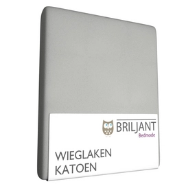 Wieglaken Briljant Lichtgrijs (Katoen)