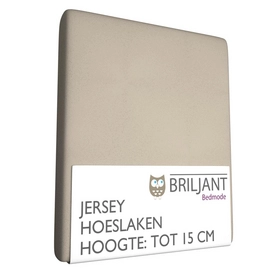 Hoeslaken Wieg Briljant Taupe (Jersey)