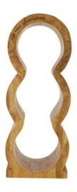 Wijnrek Zusss Hout Naturel