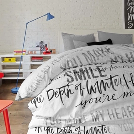 Bettwäsche Beddinghouse Williamsburg Schwarz Renforcé