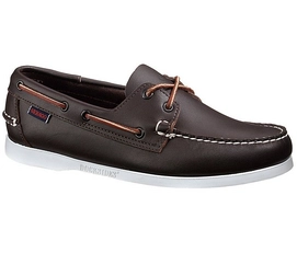 Sebago Docksides Leer Wine Rouge