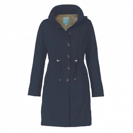 Regenjas Happy Rainy Days Wintercoat Gewatteerd Claude Navy