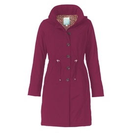 Regenjas Happy Rainy Days Wintercoat Gewatteerd Roselyn Raspberry