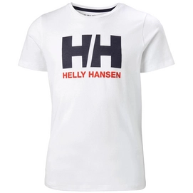 T-Shirt Helly Hansen Junior Logo T-Shirt White-Maat 128
