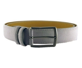 Suede Riem Wit