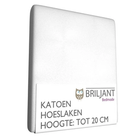 Hoeslaken Kinder Briljant Wit (Katoen)