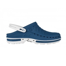 Medische Klomp Wock Clog Steri-Tech Wit Blauw