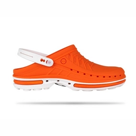 Medizinische Clogs Wock Steri-Tech Orange Weiß-Schuhgröße 35 - 36