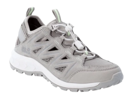 Chaussures De Randonnée Jack Wolfskin Women Woodland 2 Hybrid Low Grey Light Green