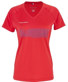 T-shirt de tennis Femme Tecnifibre F2 Airmesh Rouge