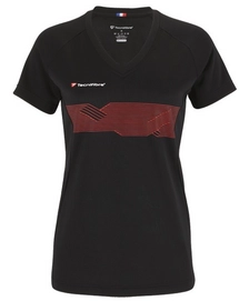 T-shirt de tennis Femme Tecnifibre F2 Airmesh Noir