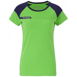 Tennisshirt Tecnifibre Women F1 Stretch Green