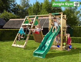Speelset Jungle Gym Jungle Tower + Climb X'tra Groen