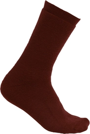 Sokken Woolpower Unisex Liner + Logo 400 Red Rust Black (2 paar)
