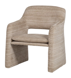 WOOOD Lyric Fauteuil Streep Dessin Naturel