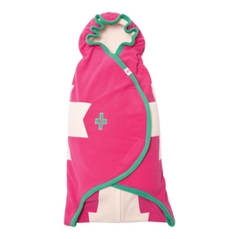 Wikkeldeken Lodger Fleece Wrapper Clever Rosa