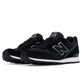 New Balance Women WR996 EF Pigskin Canvas Black