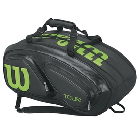 Tennis Bag Wilson Tour V 15 Pack Black Green