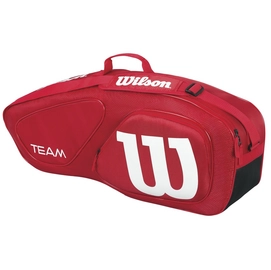 Tennistasche Wilson Team II 3 Pack Rot