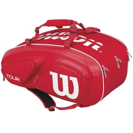 Tennistasche Wilson Tour V 15 Pack Rot