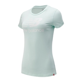T-Shirt New Balance Women Essentials Stacked Logo Tee Water Vape