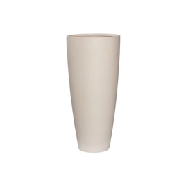 Bloempot Pottery Pots Refined Dax L Natural White 37 x 80 cm