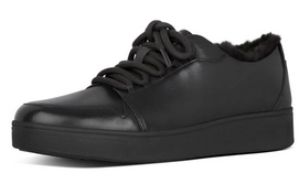 FitFlop Camryn™ Furry Sneakers All Black