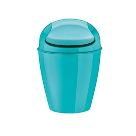 Prullenbak Koziol Del XS 2L Solid Turquoise