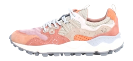 Flower Mountain Women Yamano 3 Uni Suede Nylon Ripstop Salmon Peach