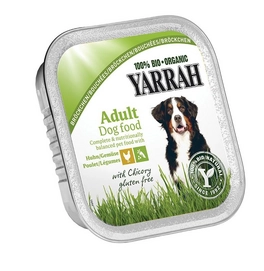 Blikvoer Yarrah Adult Brokjes In Saus Kip & Groenten ( 14 stuks) 14 x 150 g