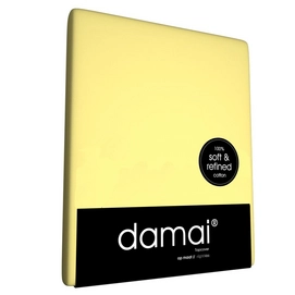 Topper Hoeslaken Damai 8 cm Yellow (Katoen)