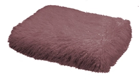 Plaid Essenza Yeti Mauve Fake Fur