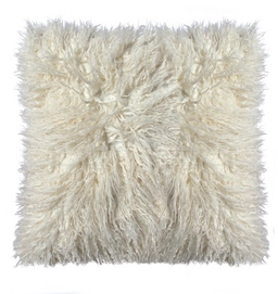 Sierkussen Essenza Yeti White Fake Fur