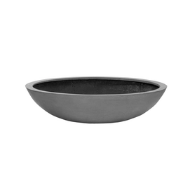 Bloempot Pottery Pots Natural Jumbo Bowl L Grey 110 x 27 cm